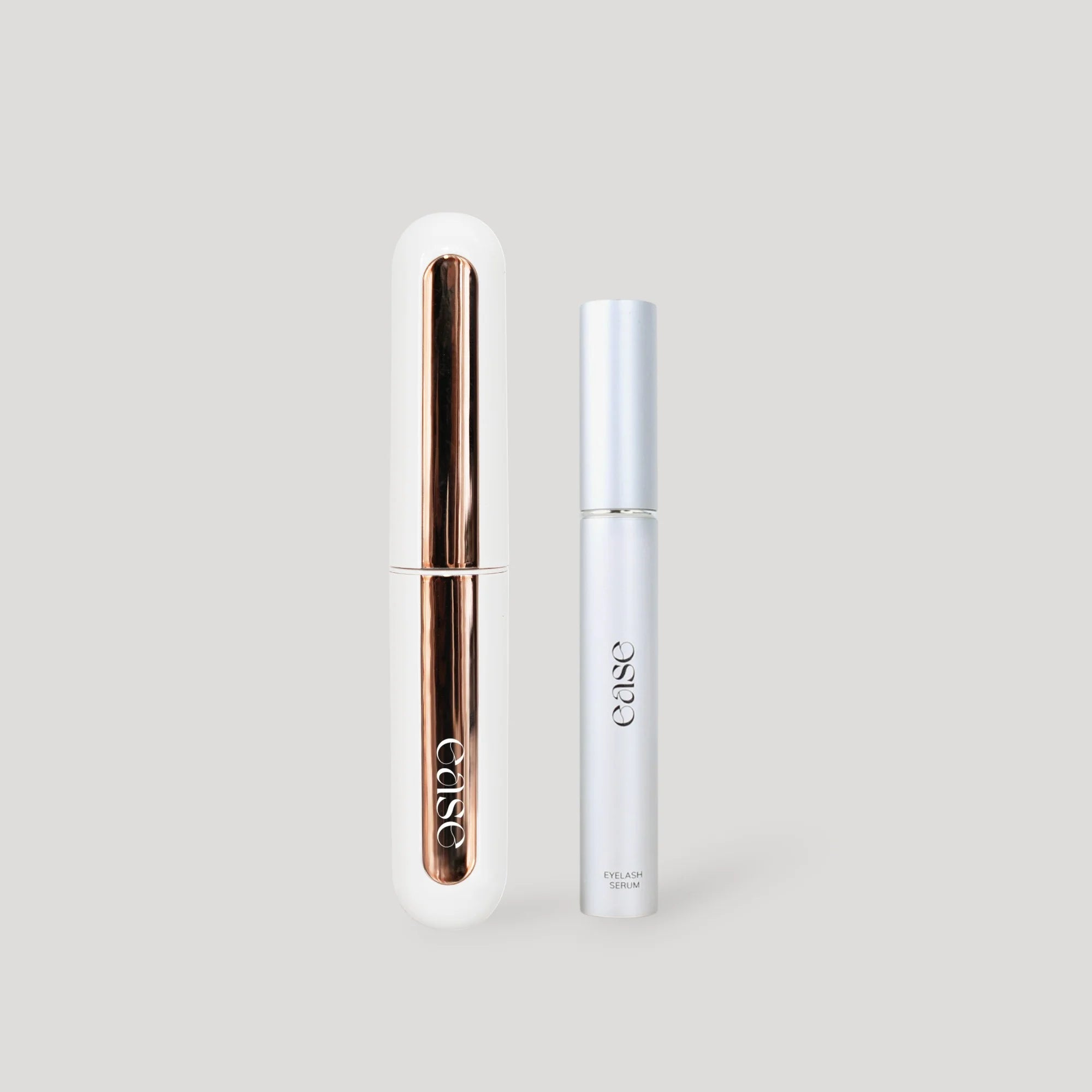 Ease duo bundle with heated lash curler and eyelash serum