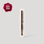 Cosmetic product with a red 'Dutch Beauty Award' seal on a light gray background